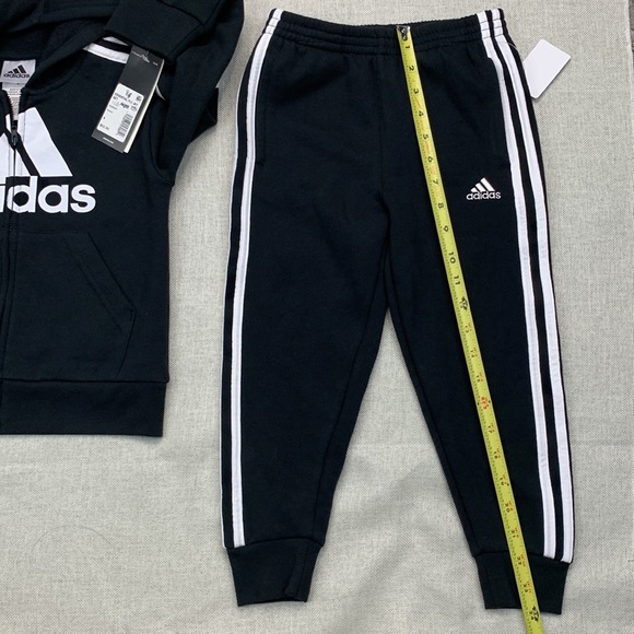 Adidas Boys' Essential Fleece Full-Zip Set Size 4 - Picture 8 of 10